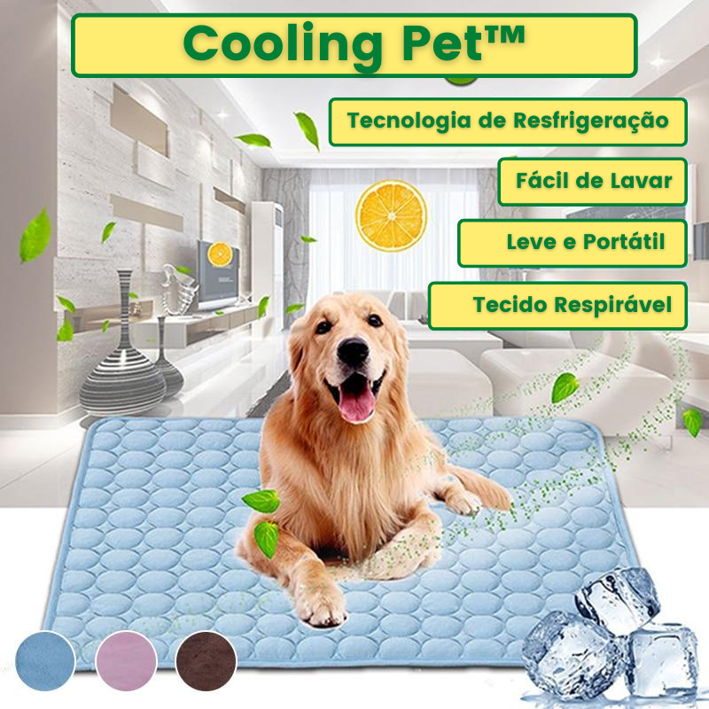 Tapete Refrescante CoolingPet™ Para Pets