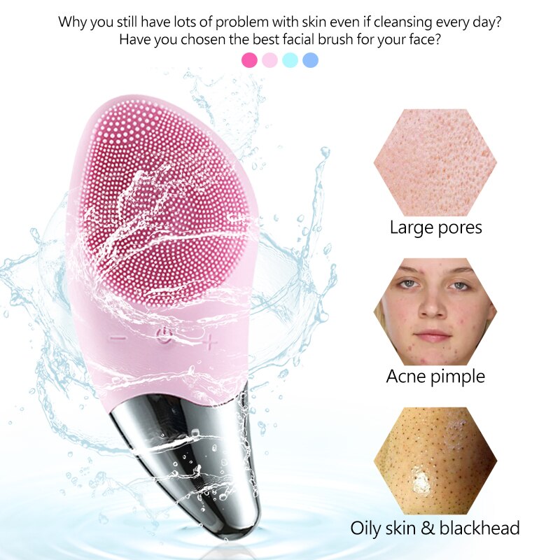 Escova Massageadora para Limpeza Facial