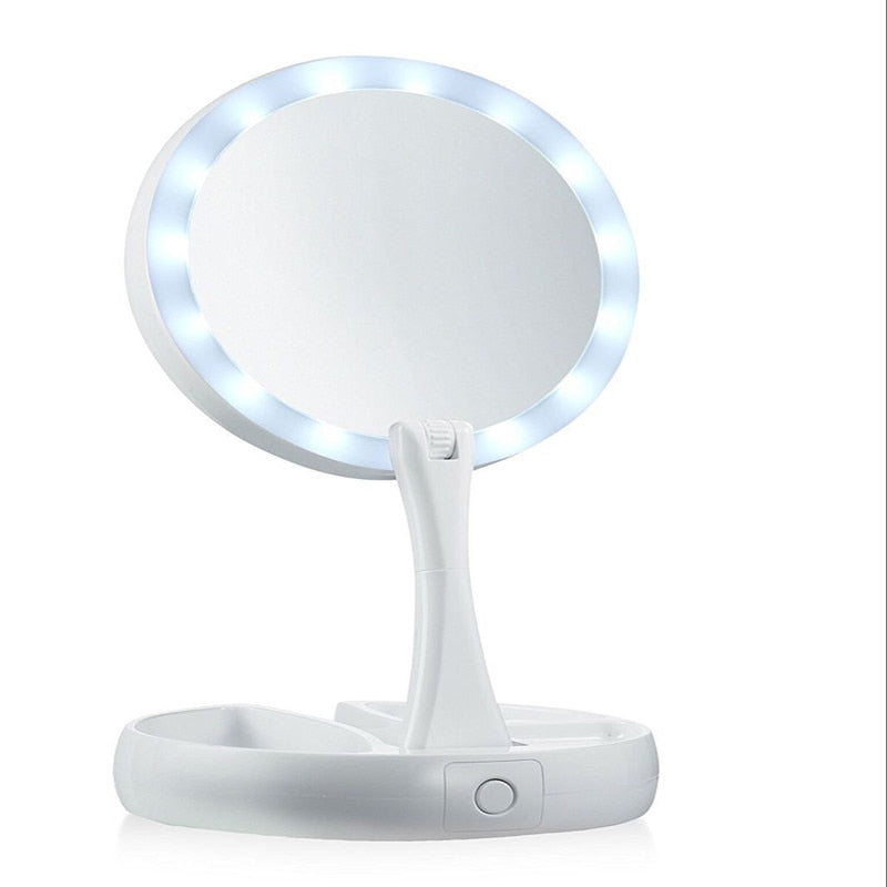 Espelho Smart Light - Led e usb (Lente especial com aumento de 10X )