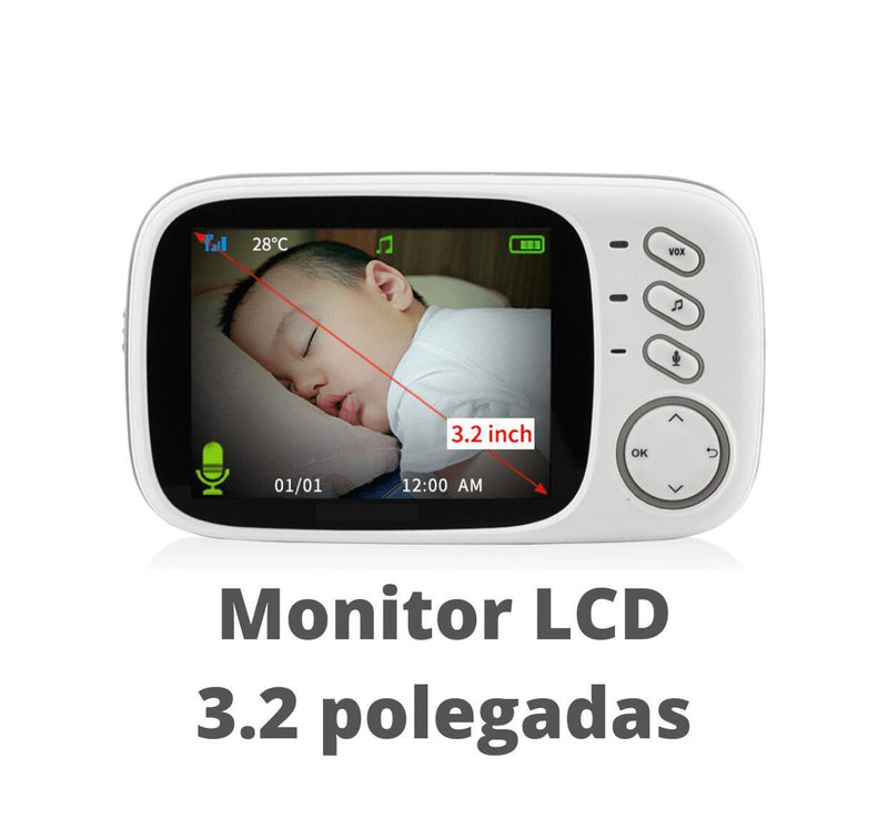 Monitor de Bebê - Babá Eletrônica 5 em 1