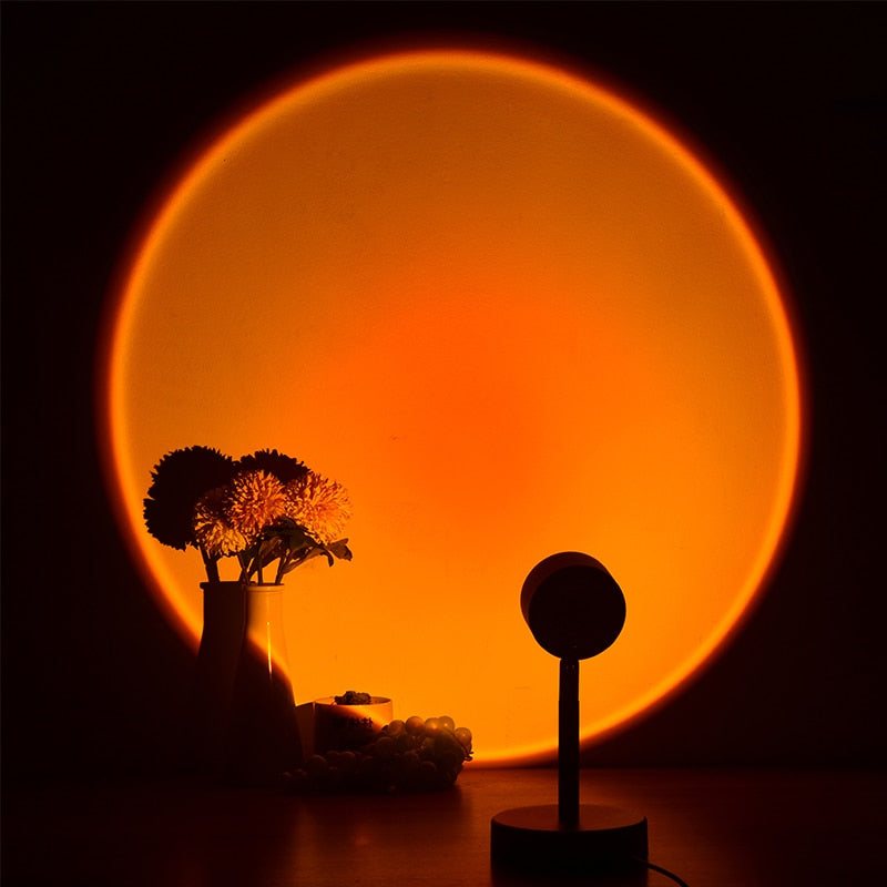 Projetor de LED com Luminária Pôr do Sol / Luz Noturna - Sunset GLOW™️ (COD. 812982)